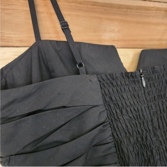 Zara Black Voluminous Bubble Mini Dress Event Evening Cocktail Wedding Guest - Picture 9 of 10